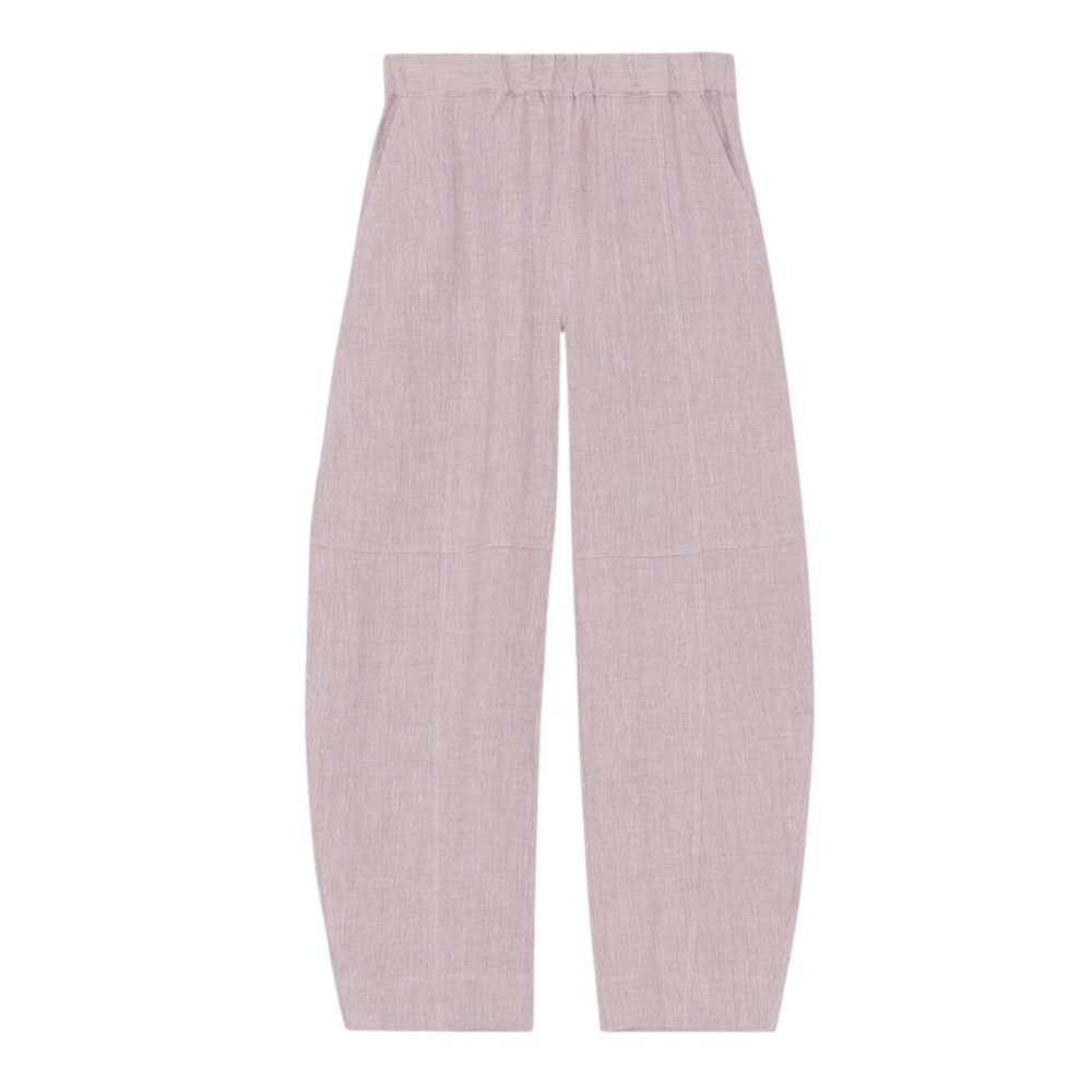 Ganni Lilac Hemp Pants
